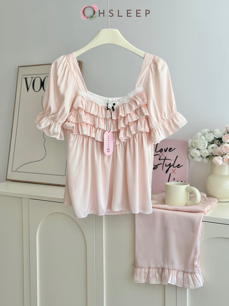 Tnqd cổ bèo Kem Hồng