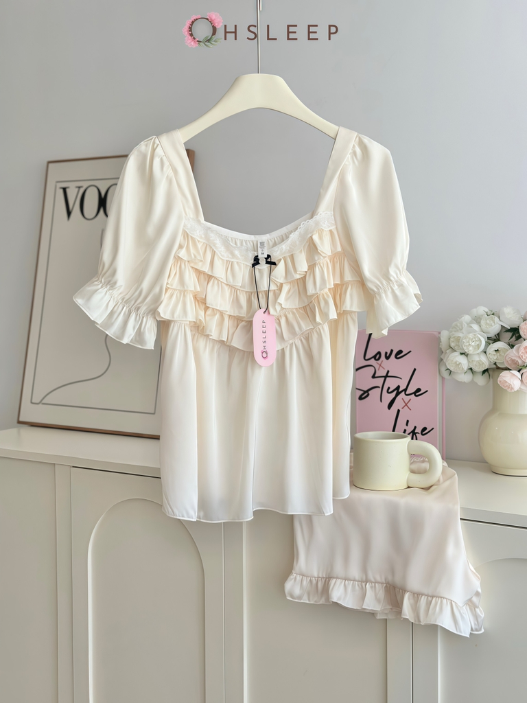 Đùi cổ bèo Kem Hồng