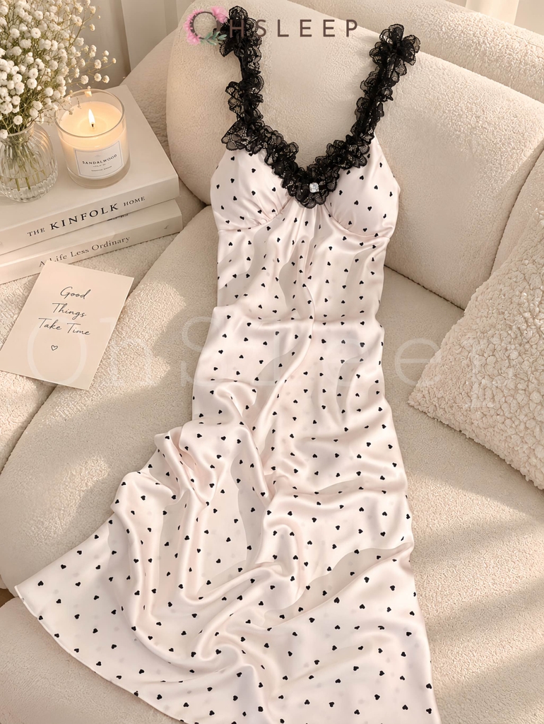 Váy 2d chấm bi 2 màu