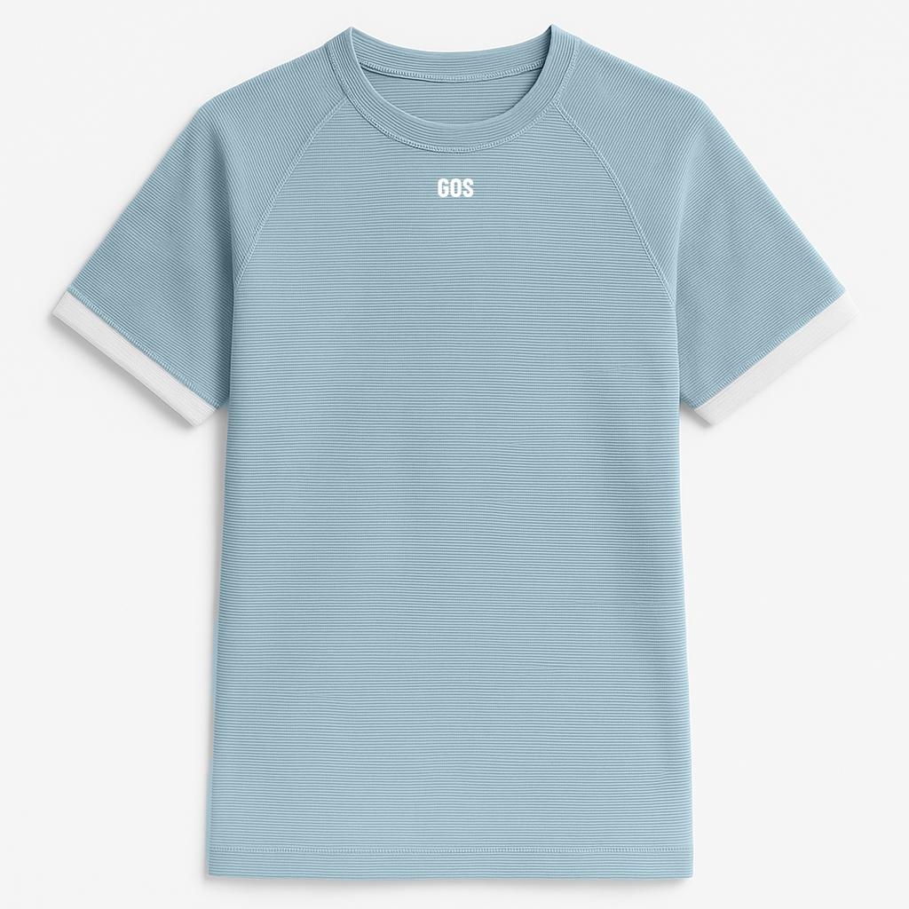 Áo thể thao gym ôm body nam GOS CodeLine S21 (Thun dệt kim)