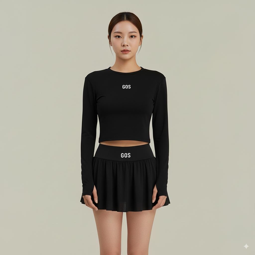 Áo dài tay thể thao nữ GOS Classic form rộng Girlsofsports