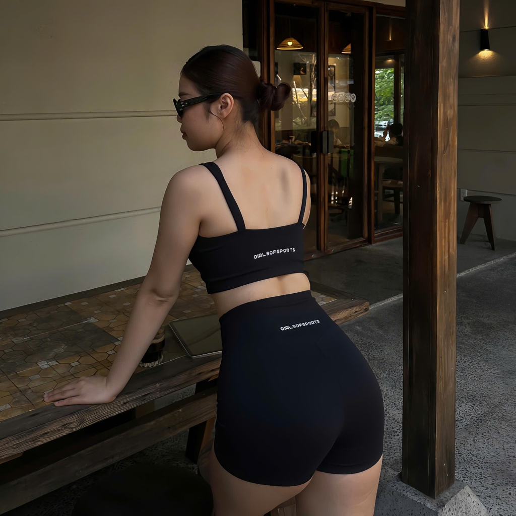 Quần legging lửng Niva Short thể thao lưng cao Girlsofsports