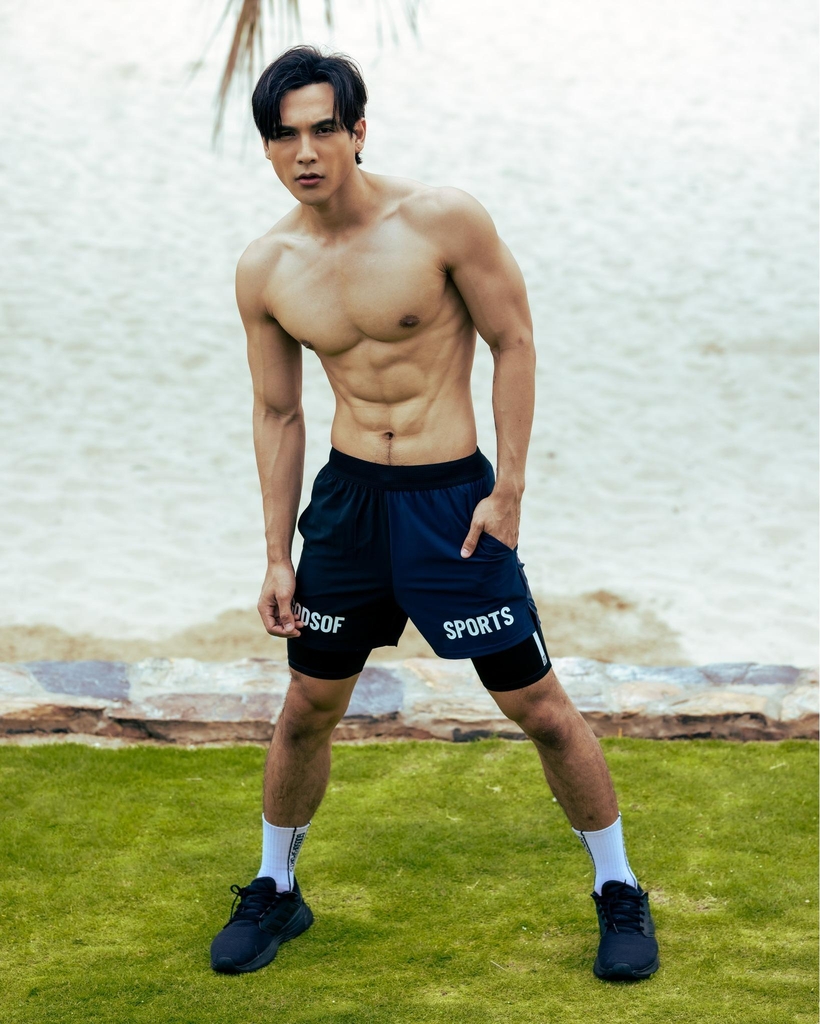 Quần thể thao nam chạy bộ, pickleball, gym GOS COLORFLIP S21