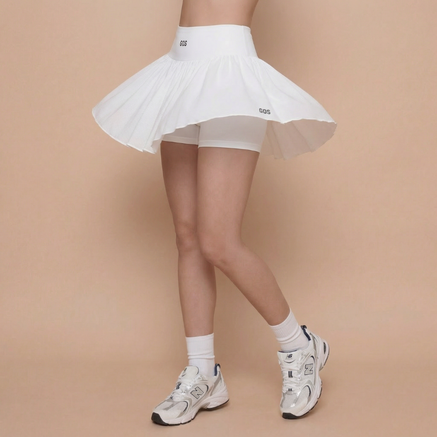 Tăng 1 size - Sway Skirt Chân váy xoè pickleball GOS có quần bảo hộ Girlsofsports