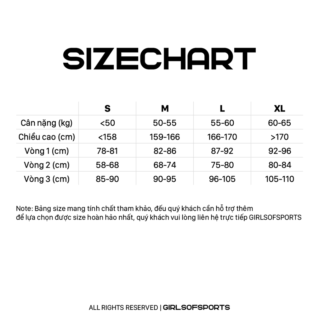 Chân váy GOS pickleball Taki Skirt siêu nhẹ thoáng có quần bảo hộ Girlsofsports