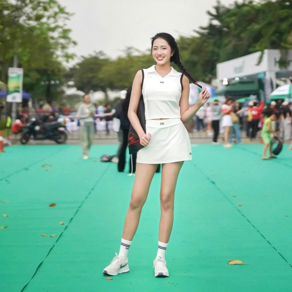 Áo GOS Colette Top polo ba lỗ thể thao nữ Girlsofsports