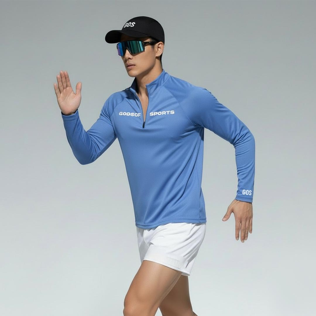 Áo thể thao dài tay GOS CoreZip S19