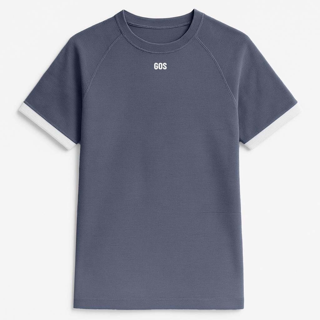 Áo thể thao gym ôm body nam GOS CodeLine S21 (Thun dệt kim)