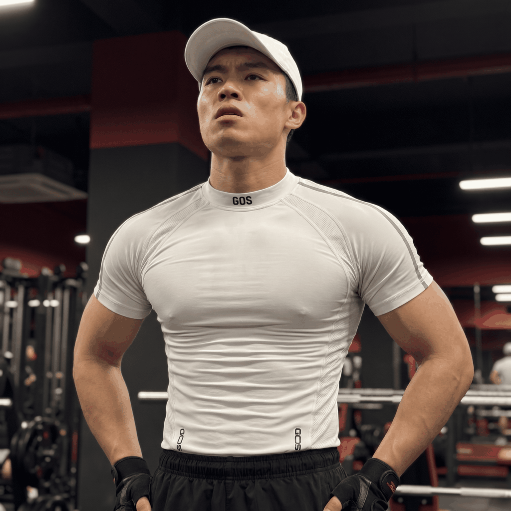 Áo thể thao có tay ôm sát GOS Ares S23