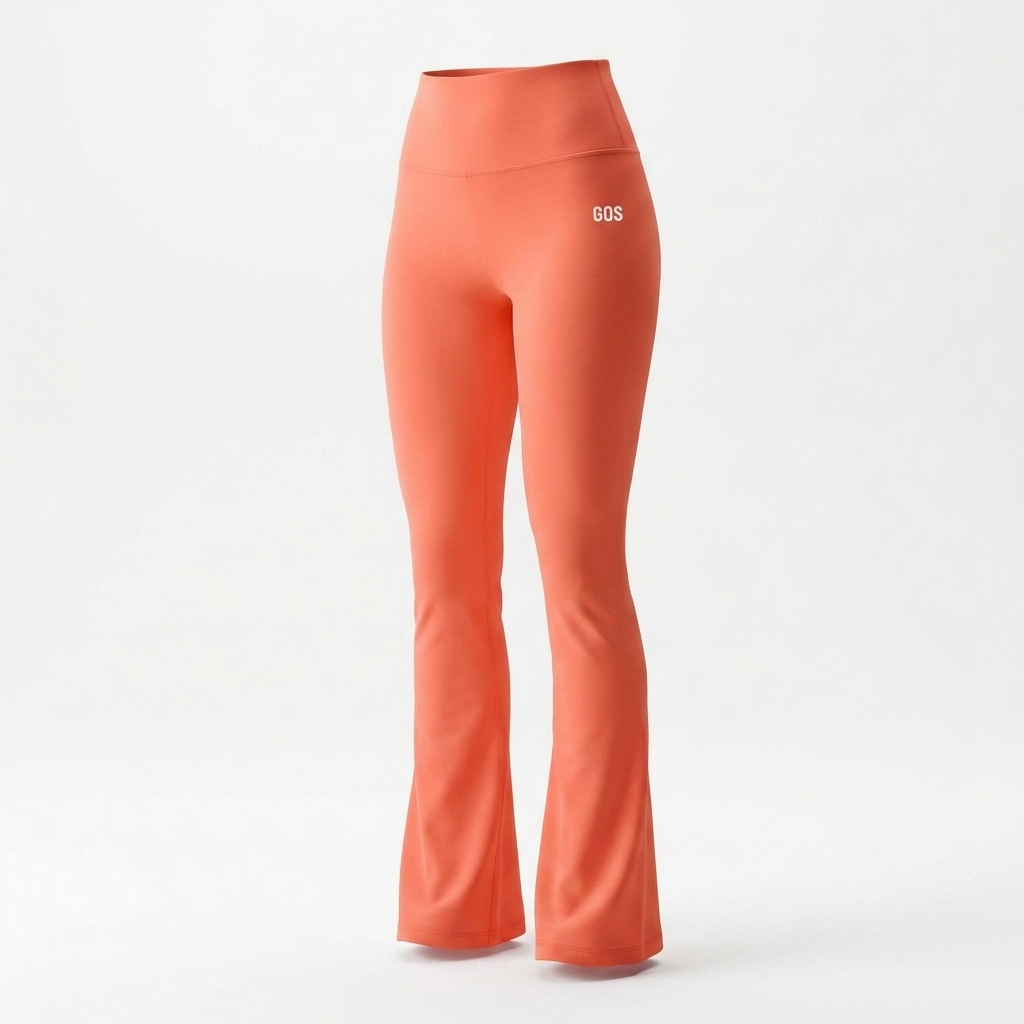 Quần dài legging ống loe GOS Flare legging thể thao lưng cao Girlsofsports