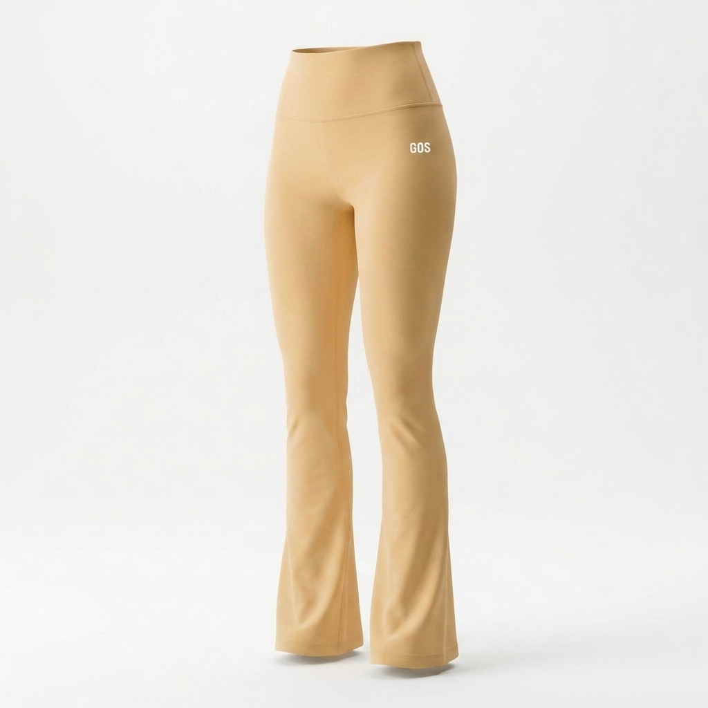Quần dài legging ống loe GOS Flare legging thể thao lưng cao Girlsofsports