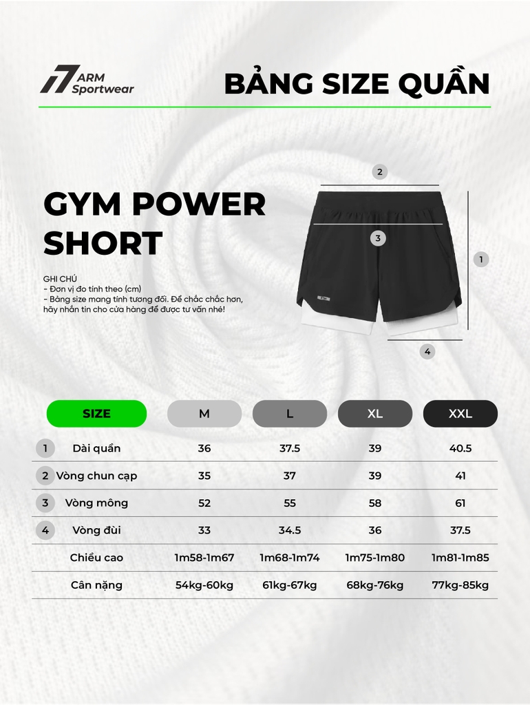 QUẦN ĐÙI THỂ THAO 2 LỚP