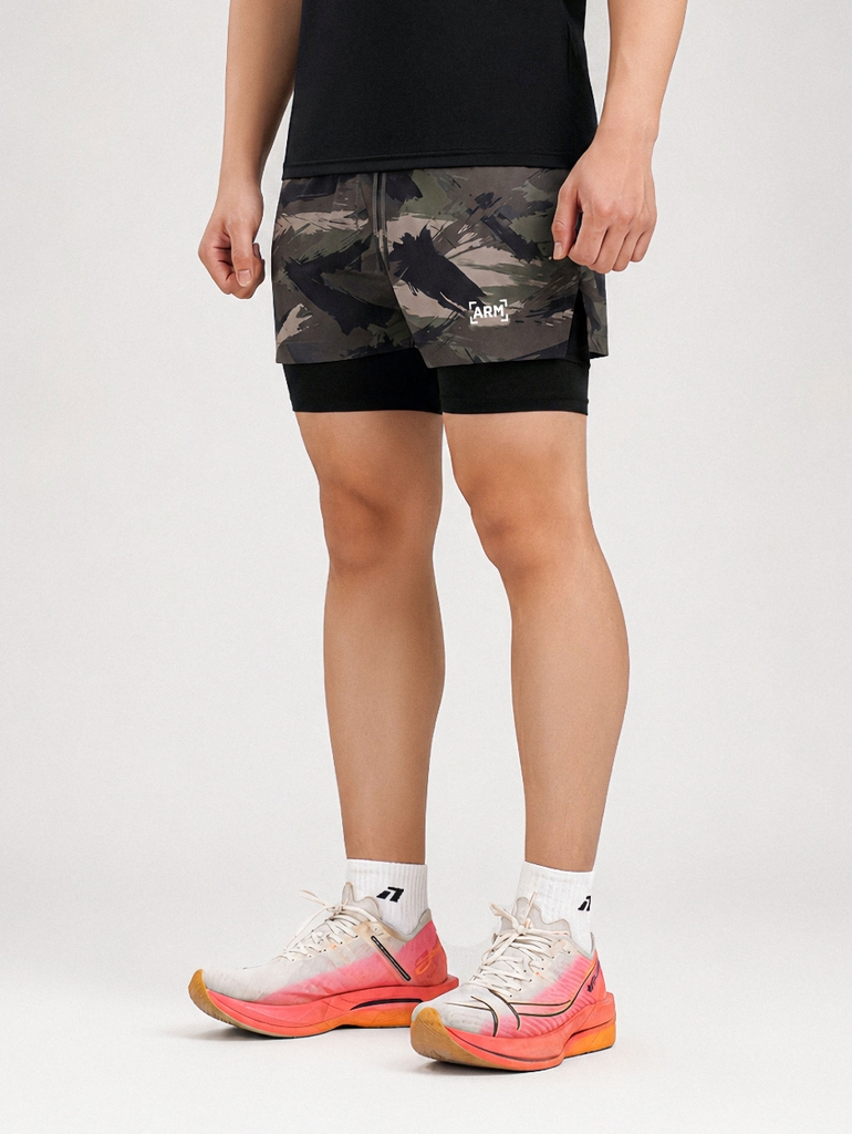 QUẦN ĐÙI CAMO 2 LỚP