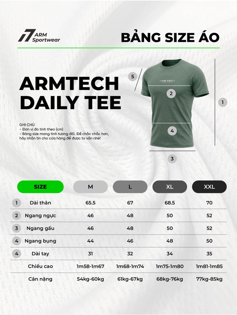 ÁO THUN ARM-TECH DAILY