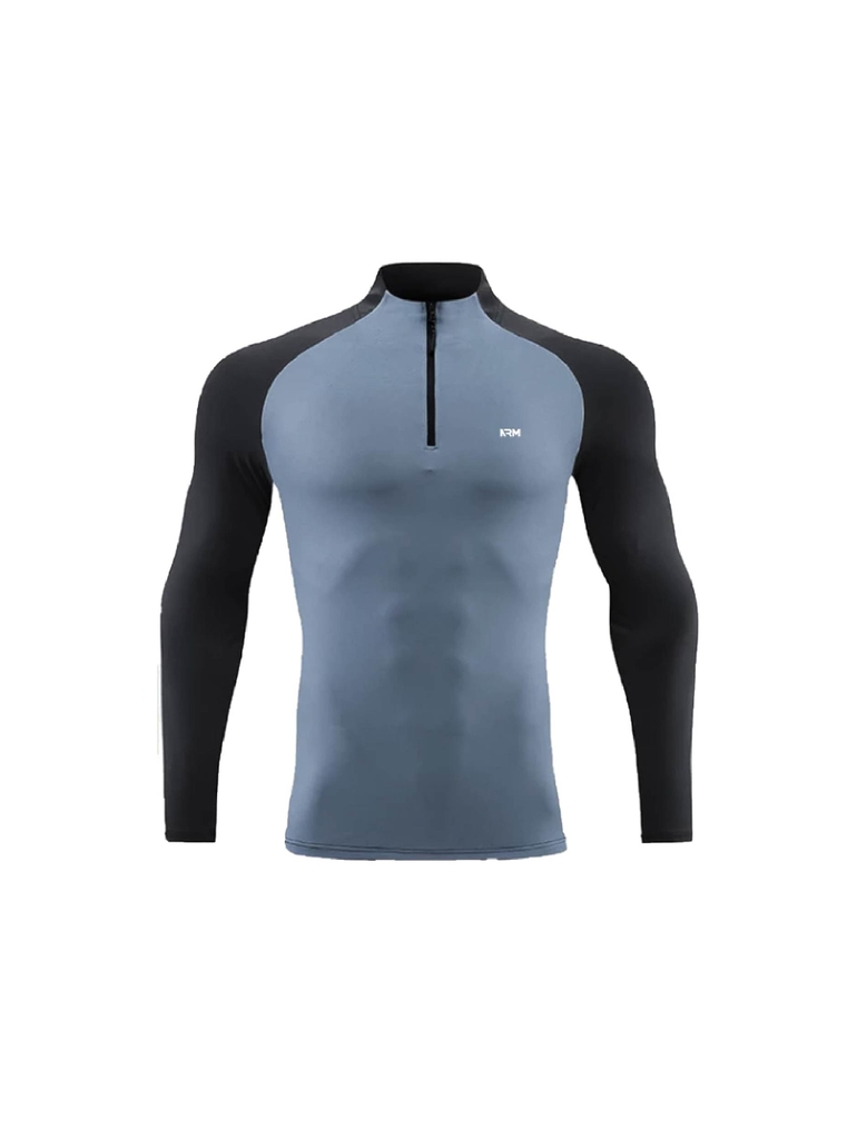 ÁO ZIP DÀI PHỐI MÀU RAGLAN