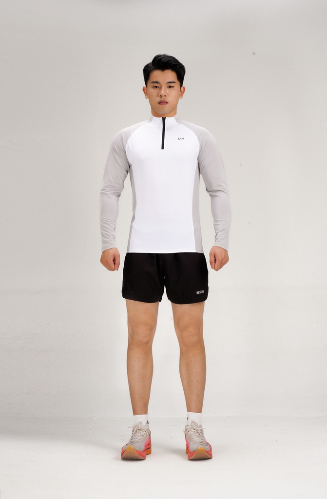 ÁO ZIP DÀI PHỐI MÀU RAGLAN