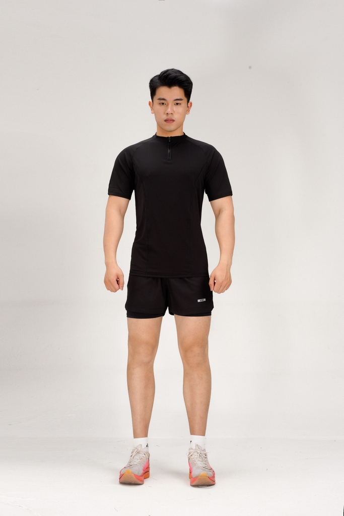 ÁO ZIP CỘC GYM POWER