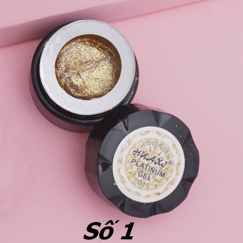 Gel Nhũ Vẽ Viền Huaxi Platinum – Gel Vẽ Line Nail Nhũ Lấp Lánh Cao Cấp