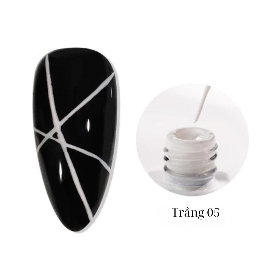 Cọ Nét Aifer 12ml – Gel Liner Vẽ Nail Nhiều Màu, Vẽ Line Siêu Mảnh