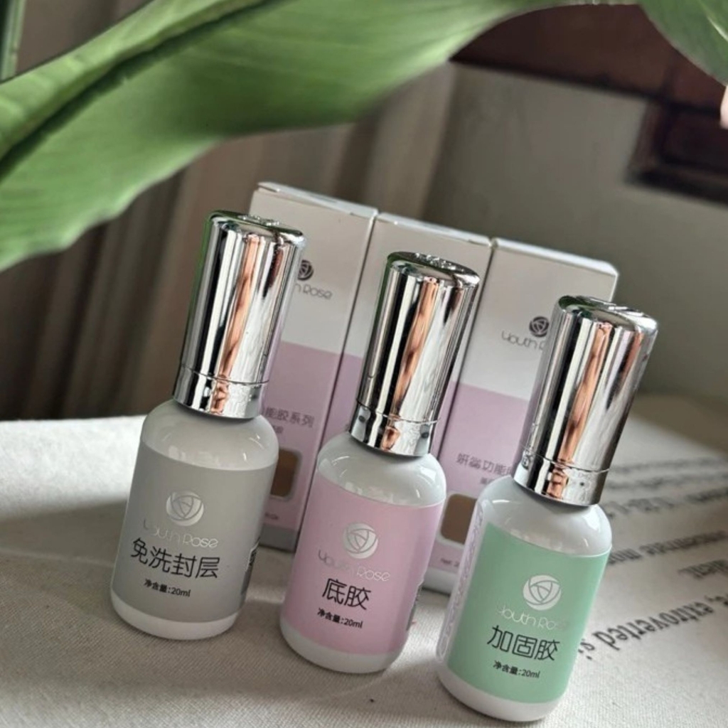 Base Top Cứng Móng Youth Rose 20ML – Bộ Base Top Chính Hãng, Bền Màu, Bám Tốt