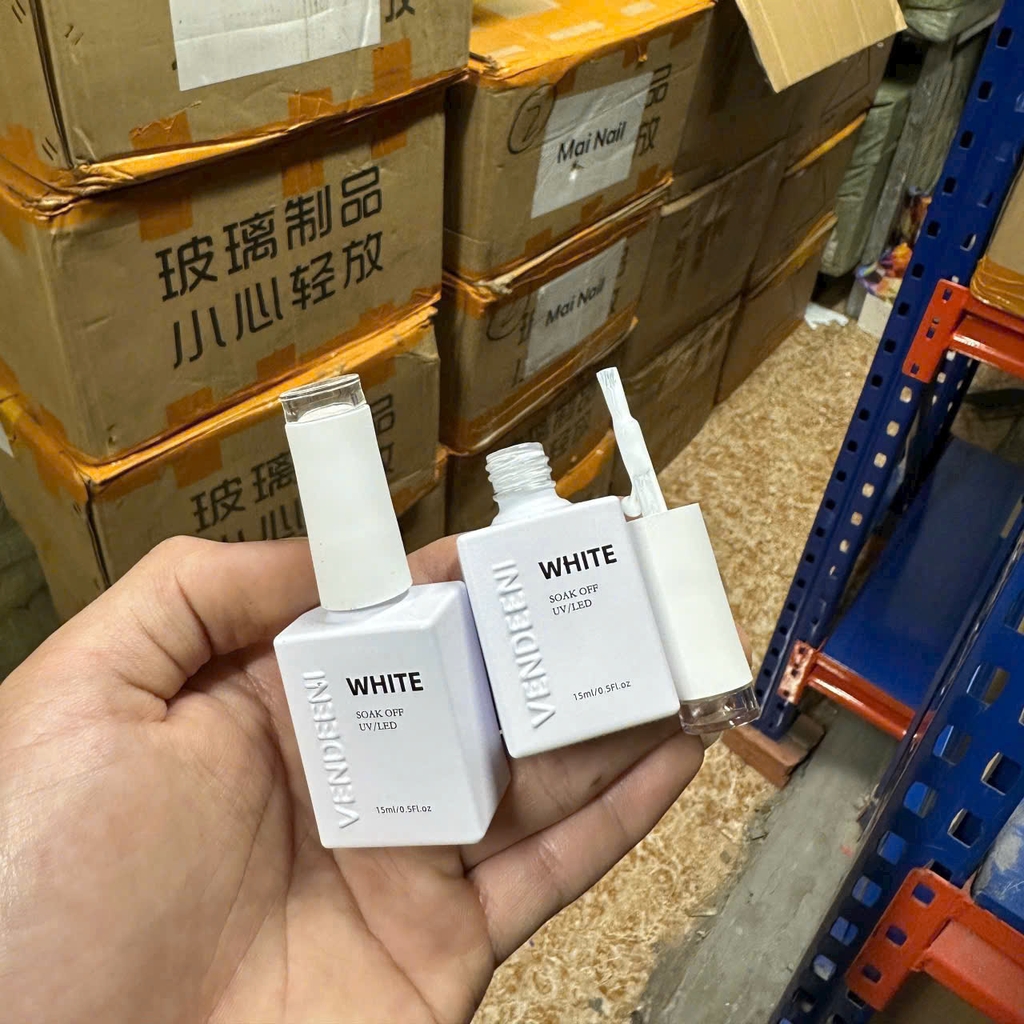 Sơn Gel Vendeeni Trắng – Trắng Gạo – Đen Chuẩn Màu, Bền Đẹp