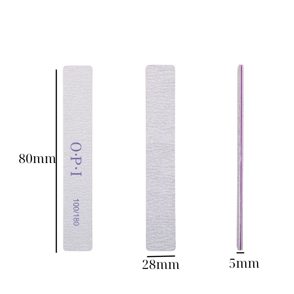 Dũa Móng OPI 100/180 Cao Cấp – Dũa Nail Tạo Form, Mài Móng Chuyên Nghiệp