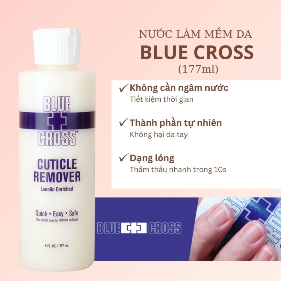 Kem Mềm Da Blue Cross Cuticle Remover 177ml