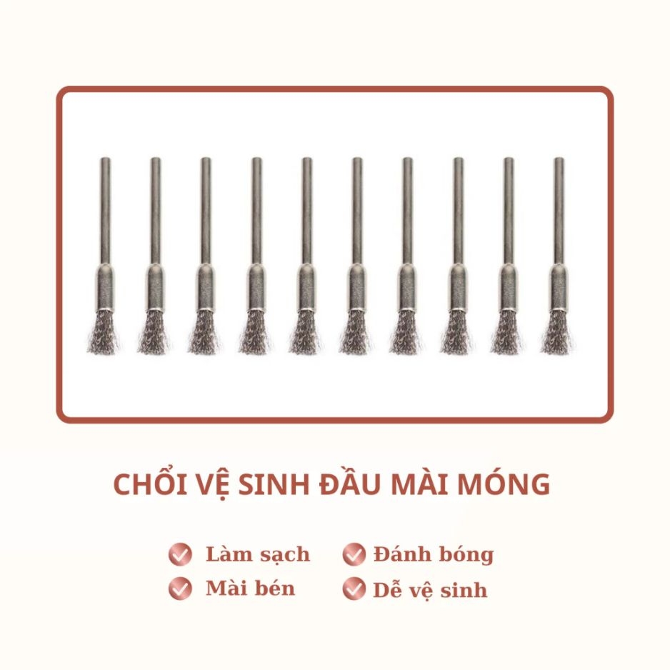 Chổi Vệ Sinh Đầu Mài Móng
