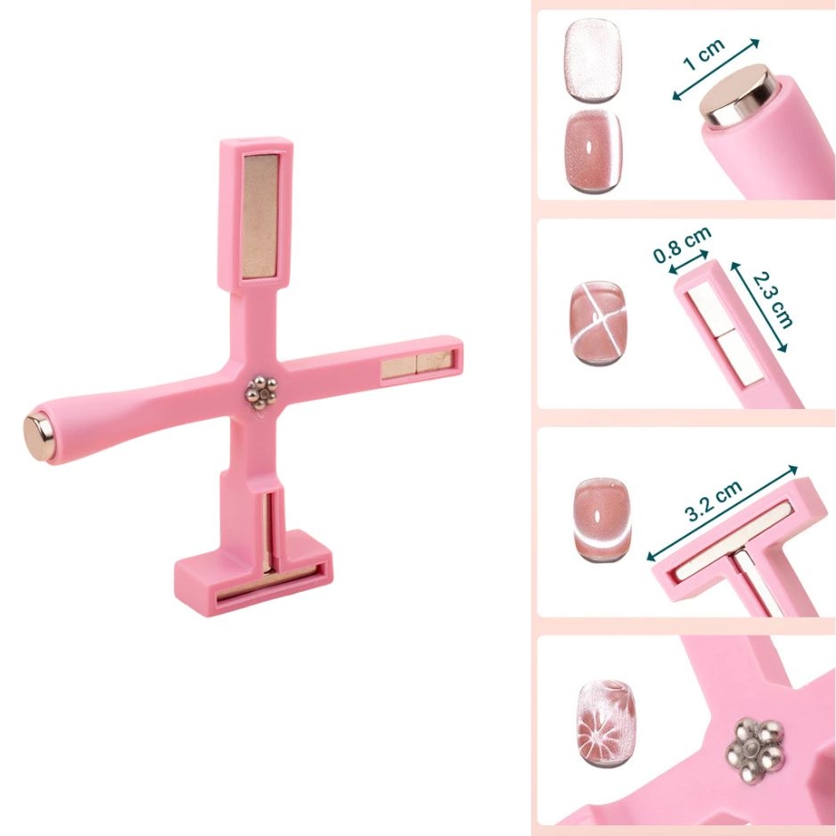 Nam Châm Cat Eye 5in1 Đa Chức Năng – Tạo Hiệu Ứng Mắt Mèo Chuẩn Salon