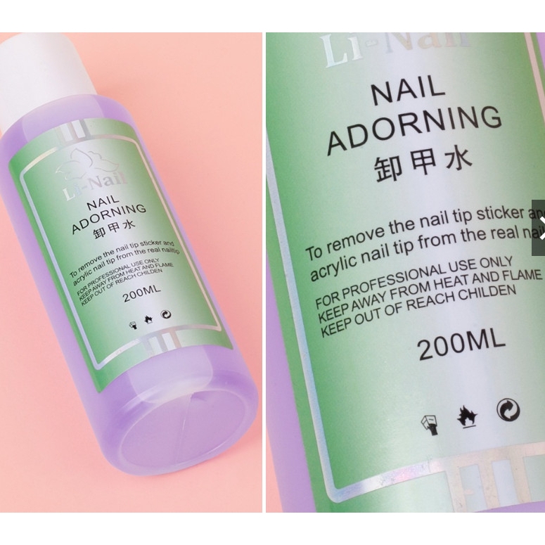 Nước Ủ Phá Gel Li-Nail – Dung Dịch Gỡ Gel Chuyên Dụng 200ml