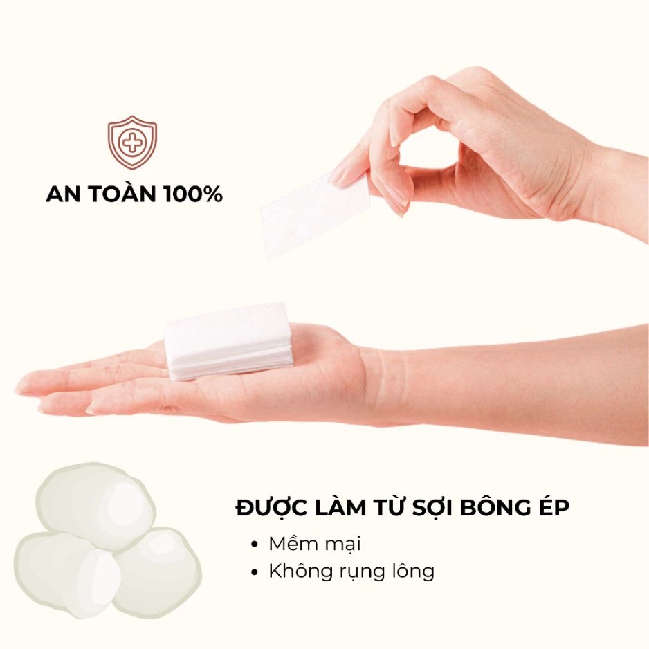 Giấy Lau Gel Nail Không Xơ 1000 Miếng