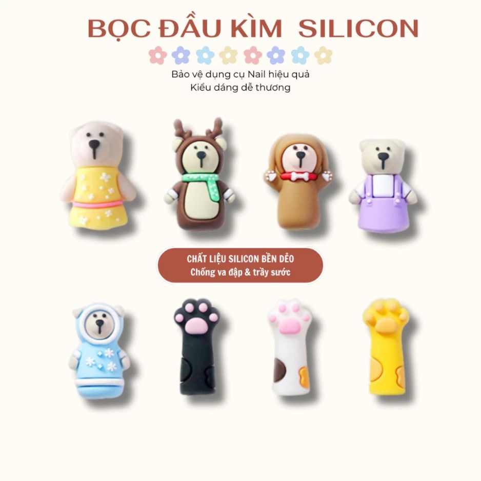 Bọc Đầu Kìm Silicon Hình Thú Cute