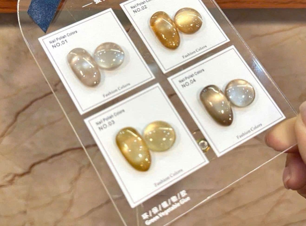 Bảng Màu Sơn Gel Mắt Mèo VENDEENI 4 Ô – Nhiều Phân Loại Màu