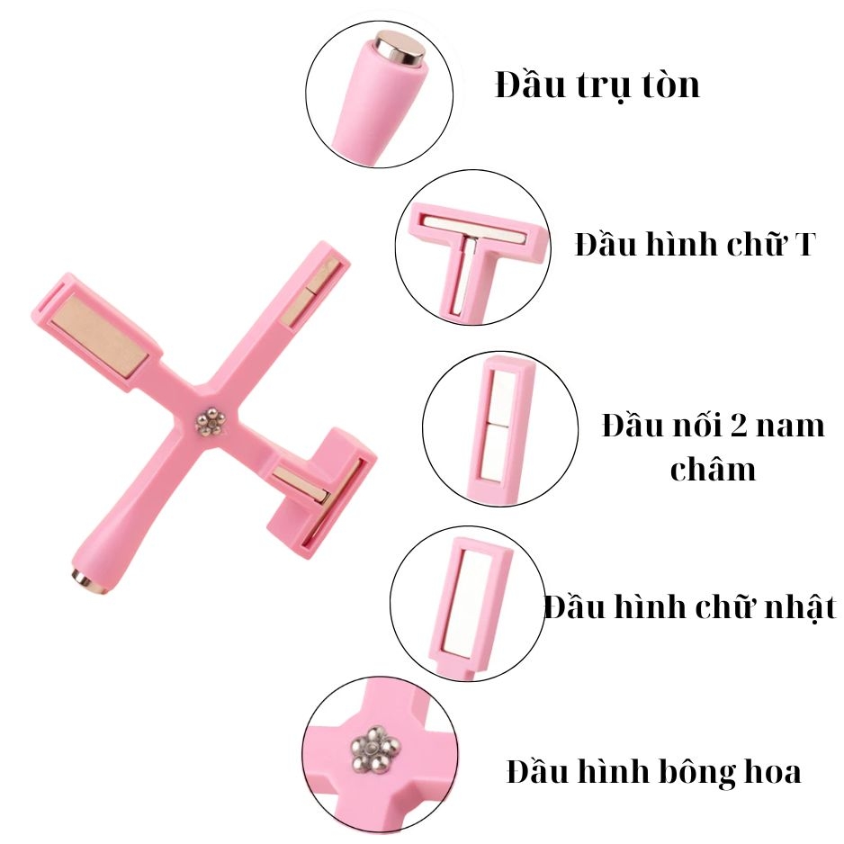 Nam Châm Cat Eye 5in1 Đa Chức Năng – Tạo Hiệu Ứng Mắt Mèo Chuẩn Salon