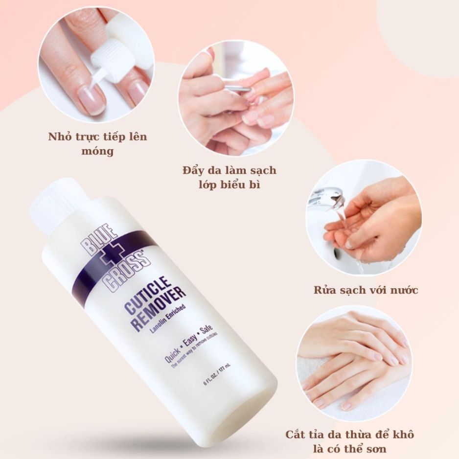 Kem Mềm Da Blue Cross Cuticle Remover 177ml