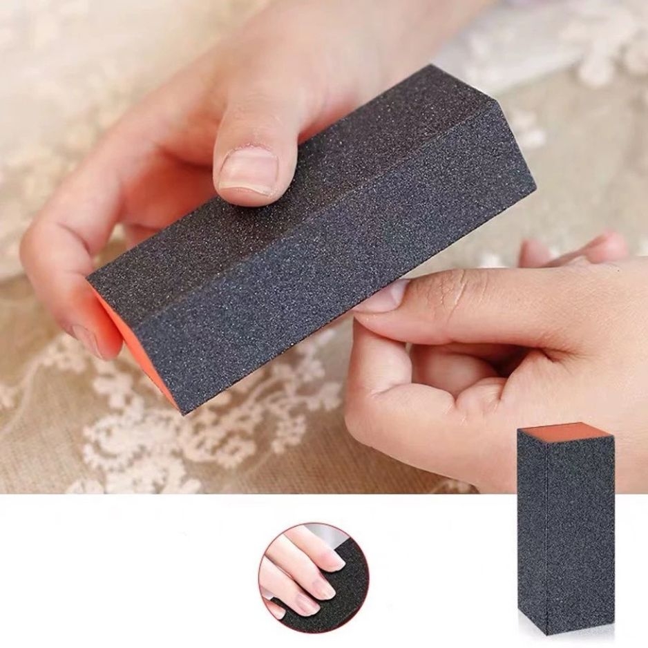 Phao Dũa Móng Chà Mịn Đỏ Đen – Buffer Nail Làm Mịn Móng Cao Cấp