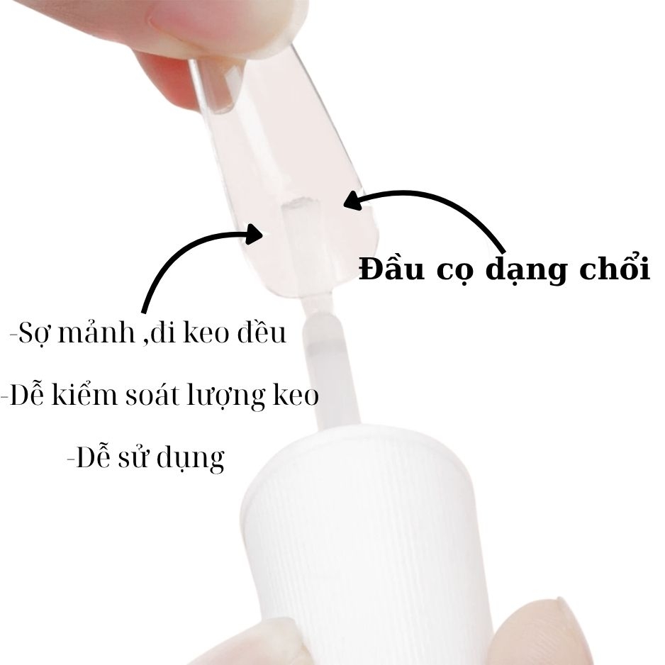 Keo Dán Móng MXBON Hồng Đen 7g Siêu Chắc