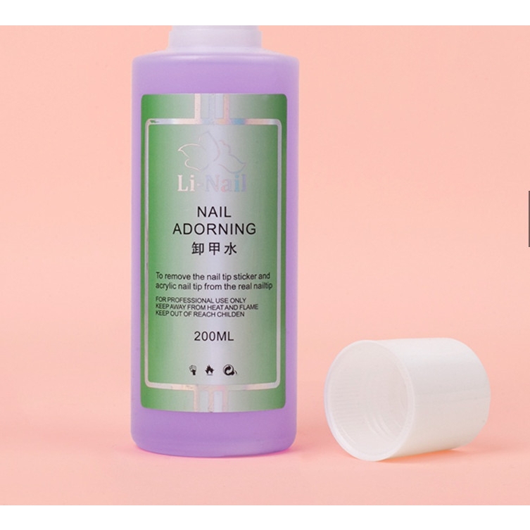 Nước Ủ Phá Gel Li-Nail – Dung Dịch Gỡ Gel Chuyên Dụng 200ml