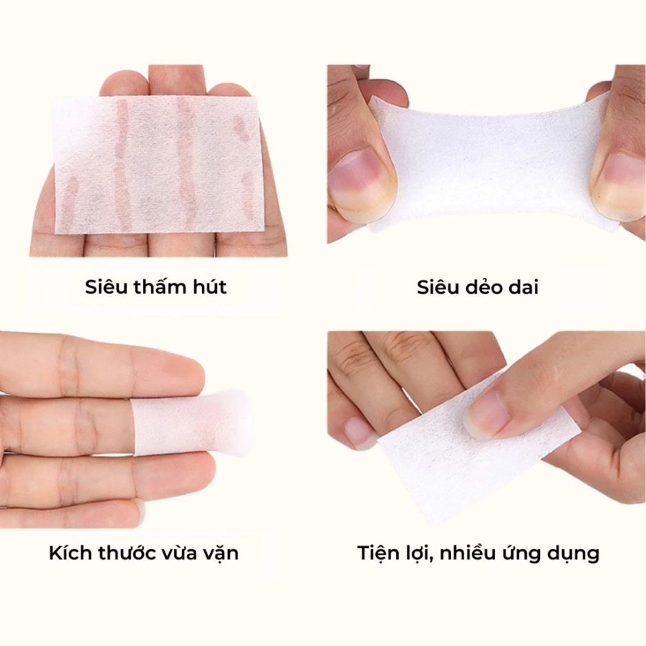 Giấy Lau Gel Nail Không Xơ 1000 Miếng