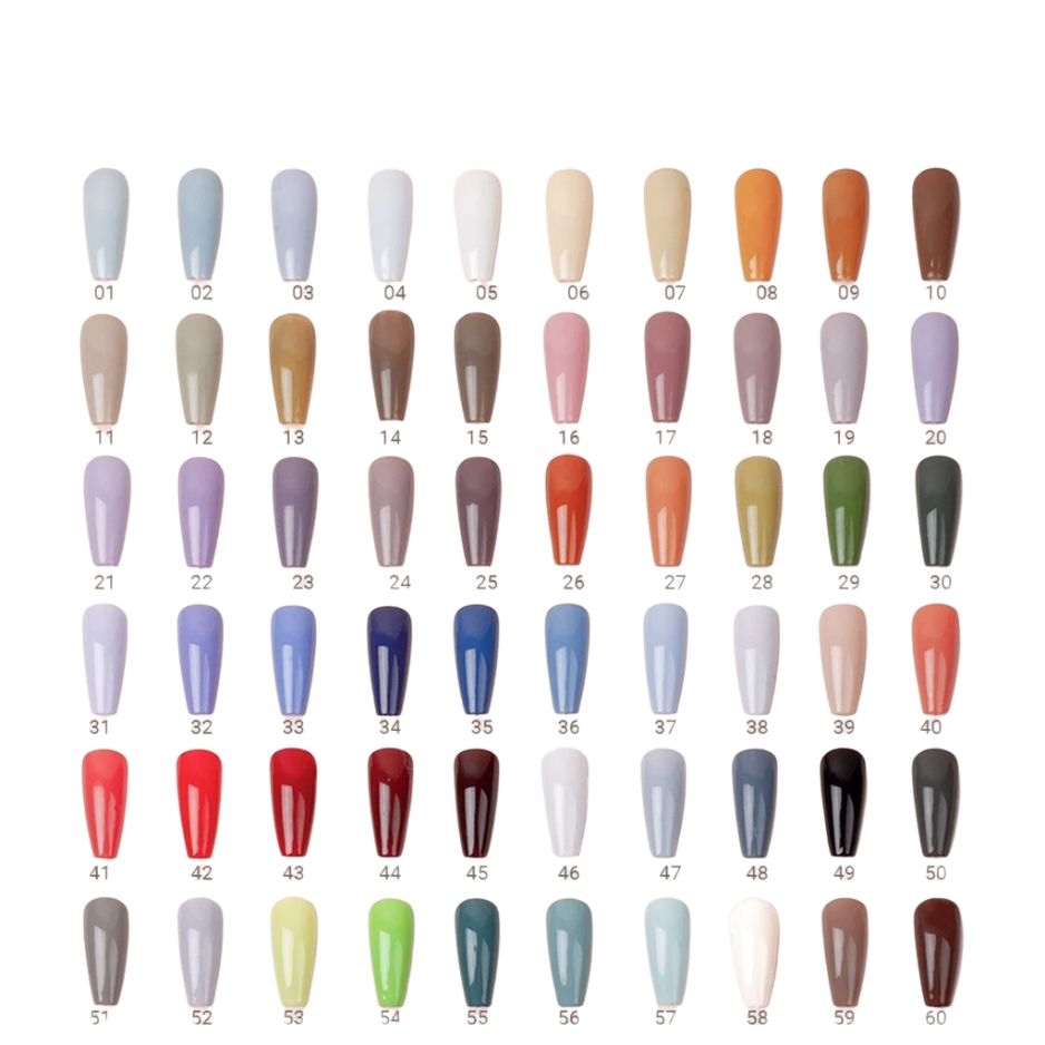 Set Sơn Gel VERY GOOD NAIL 60 Màu Full Bảng Màu – Bộ Sưu Tập Màu Trend Cho Salon