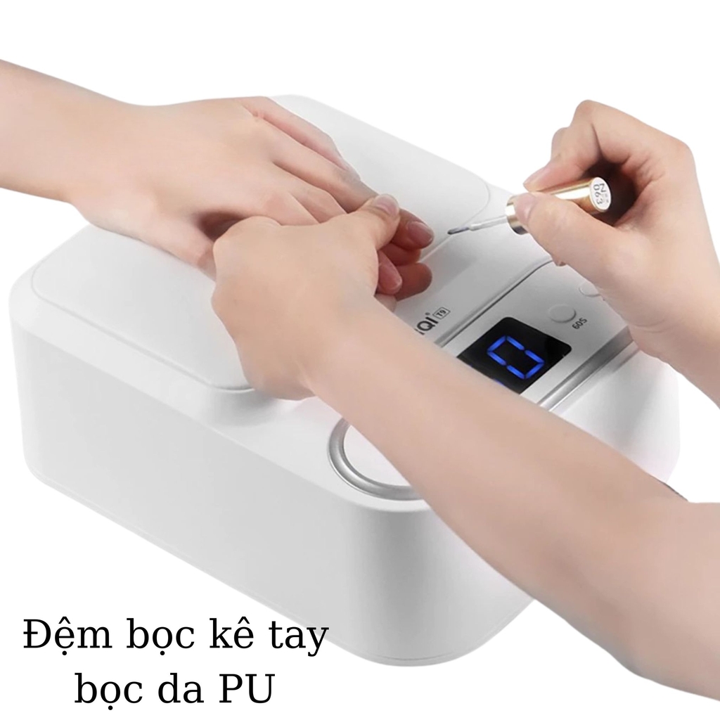 Máy Hơ Gel Tích Hợp Kê Tay SNRQI T9 48 Bóng LED/UV