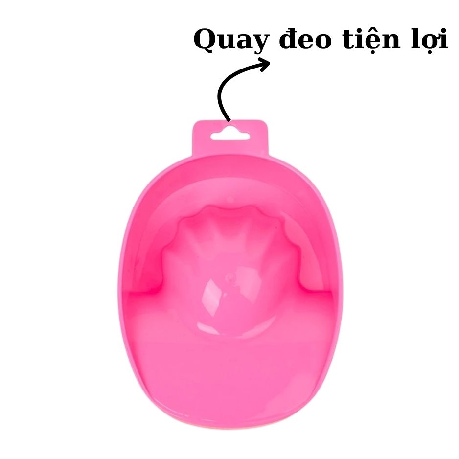 Bát Ngâm Tay Làm Nail Nhựa Cứng