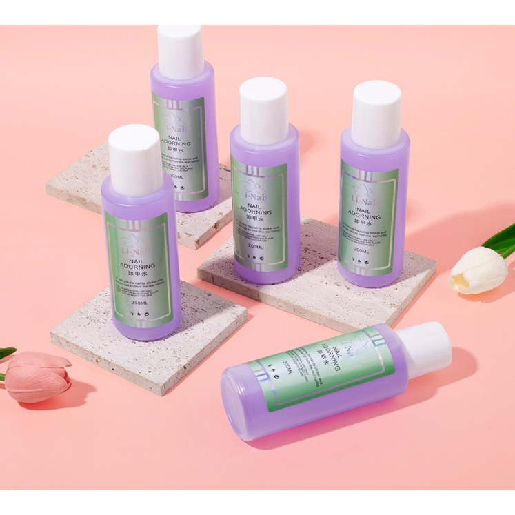 Nước Ủ Phá Gel Li-Nail – Dung Dịch Gỡ Gel Chuyên Dụng 200ml