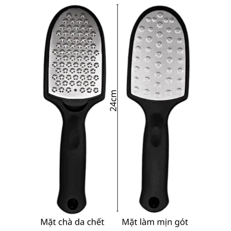 Cây Chà Gót Chân 2 Mặt Có Hộp Chứa Da Chết