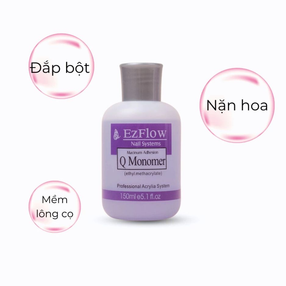 Lưu Huỳnh Monomer EZFlow Q Monomer – Nước Đắp Bột Nail (Acrylic Liquid)