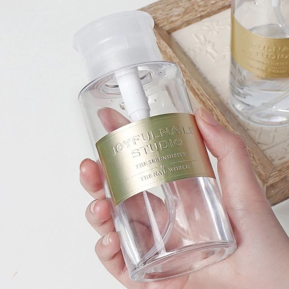 Bình Nhún OPI / Bình Nhún Tem Vàng Đựng Cồn, Acetone, Nước Tẩy Sơn Móng