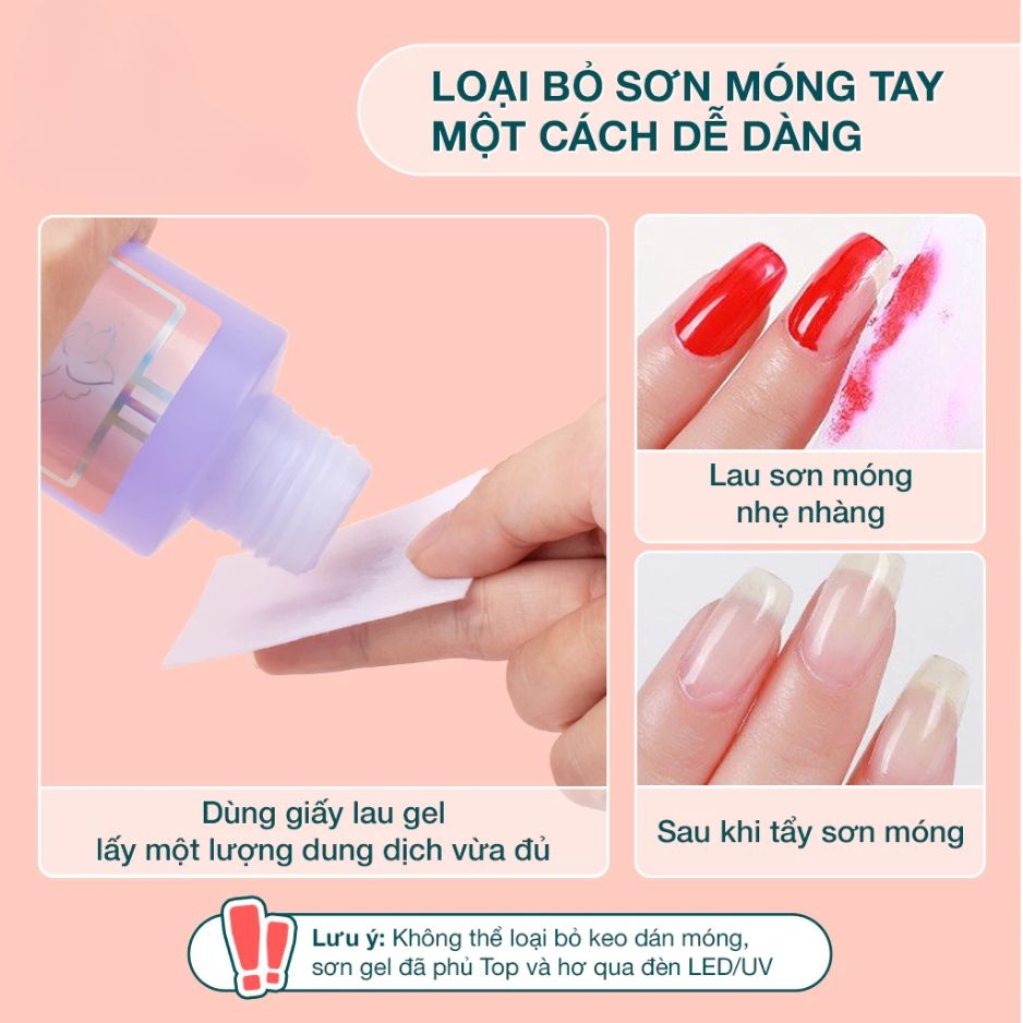 Nước Lau Gel Li-Nail – Dung Dịch Làm Sạch Móng Sau Khi Sơn Gel