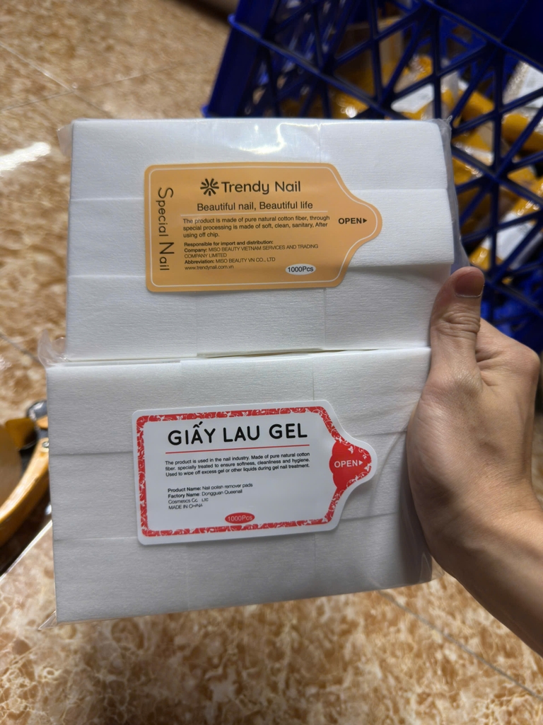 Giấy Lau Gel Nail Không Xơ 1000 Miếng