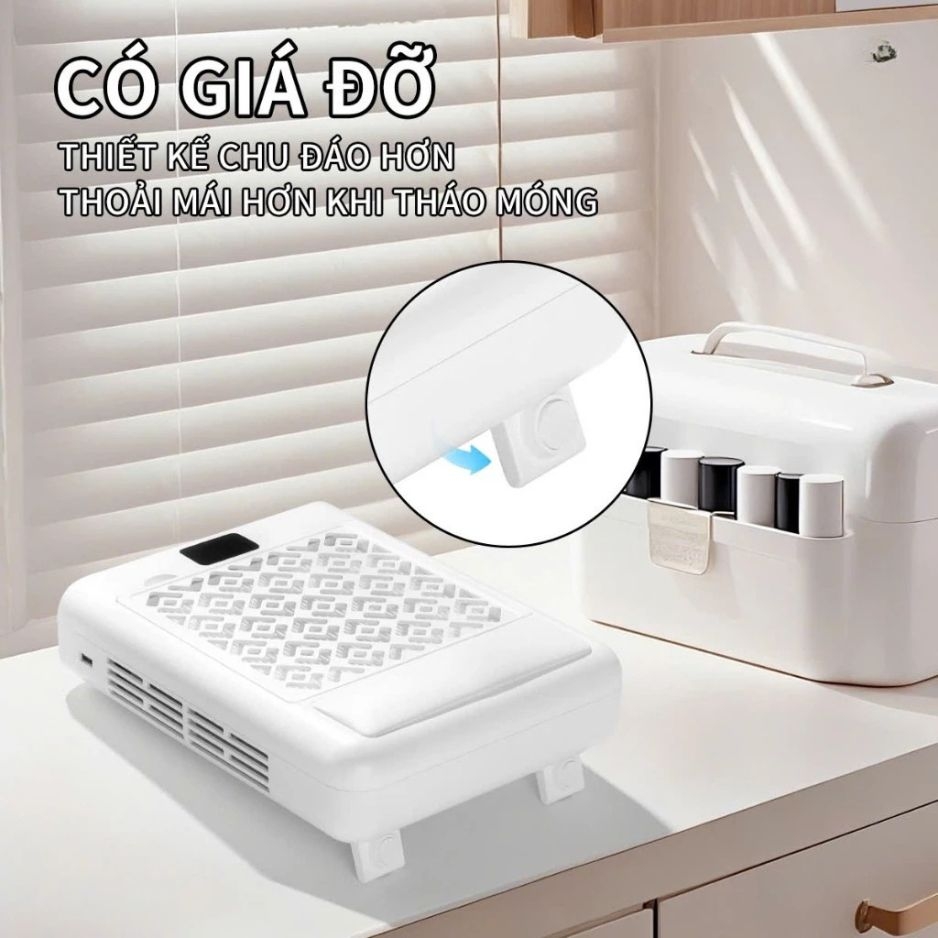 Máy Hút Bụi Nail SNRQI WL-005 Có Màng Lọc Tháo Rời
