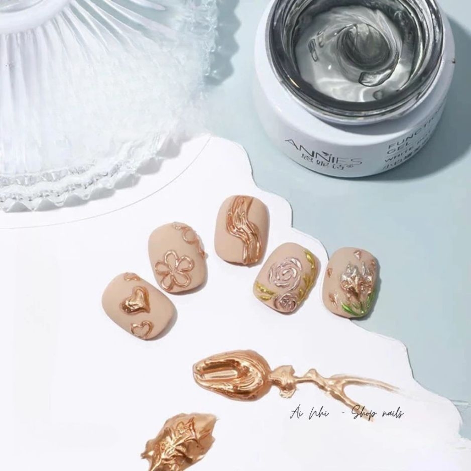 Gel Nặn ANNIES 20g – 3 Phân Loại Trắng, Trong Suốt, Thủy Tinh